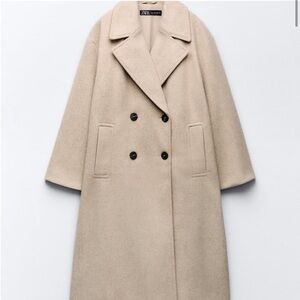 Zara oversized dress coat